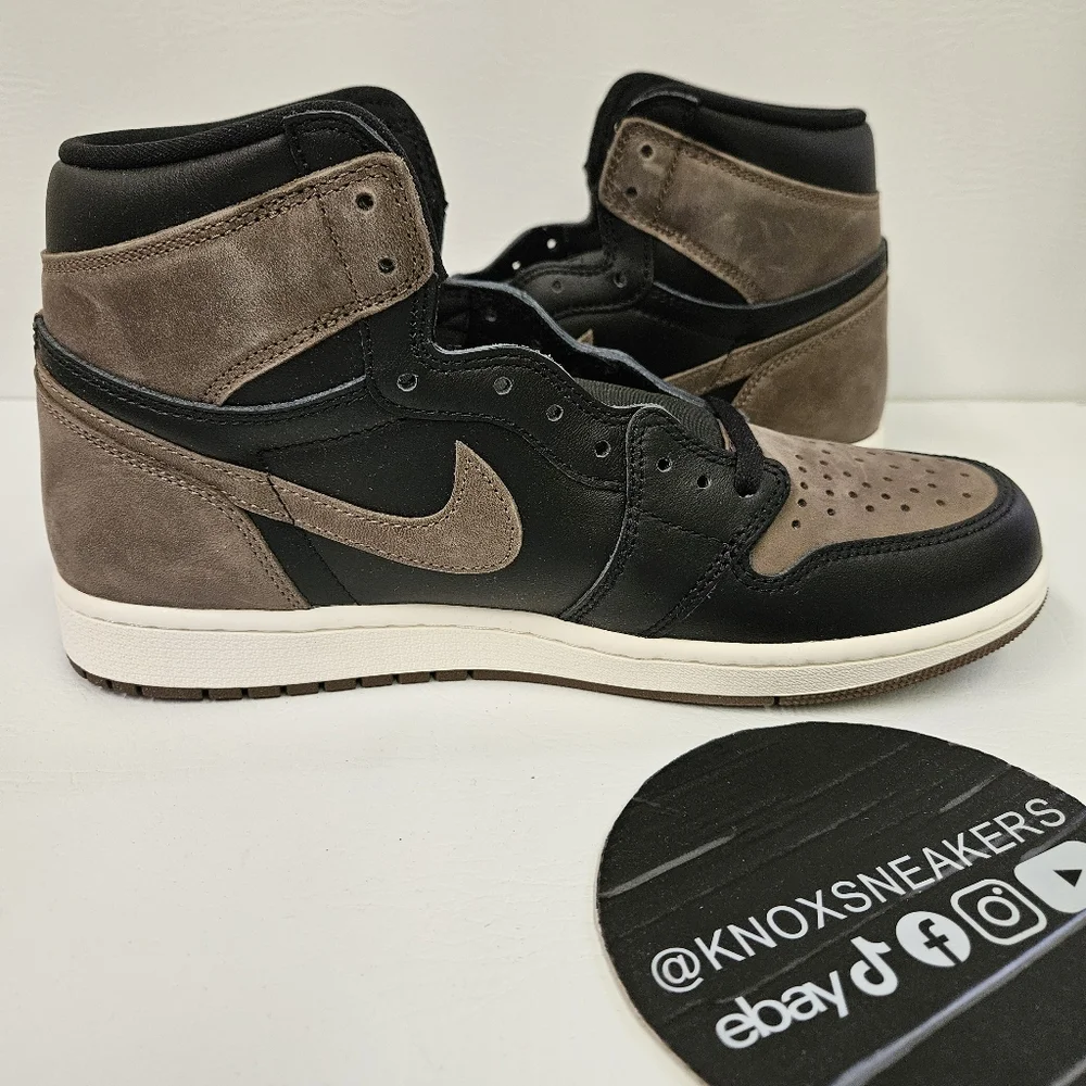 Air Jordan 1 Retro High OG Black Gold Palomino DZ5485 020 Men's Size 10.5